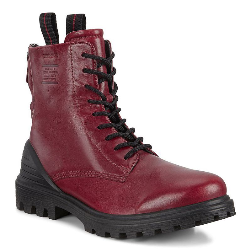 Women Boots Ecco Tredtray W - Boots Red - India ZFUGHK401